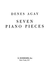 Agay: 7 Piano Pieces