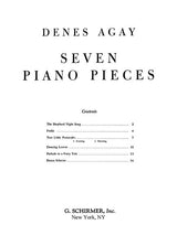 Agay: 7 Piano Pieces