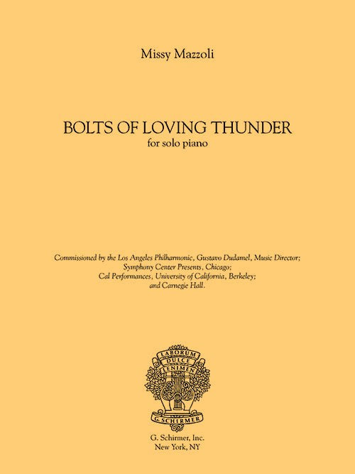 Mazzoli: Bolts of Loving Thunder