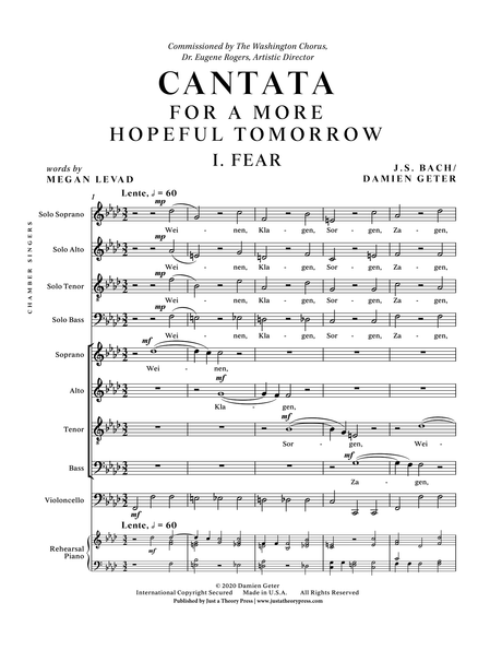 Geter: Cantata for a More Hopeful Tomorrow