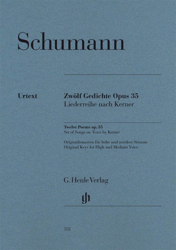 Schumann: 12 Gedichte, Op. 35