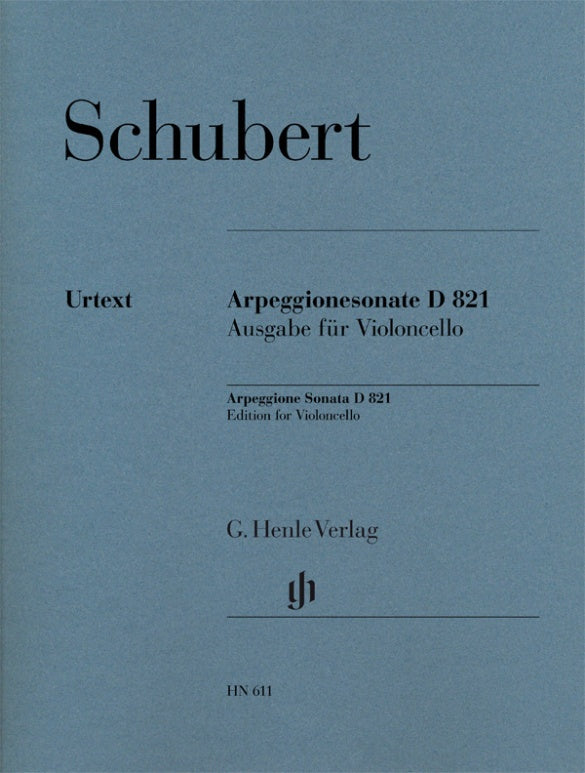 Schubert: Arpeggione Sonata, D 821 (arr. for cello)