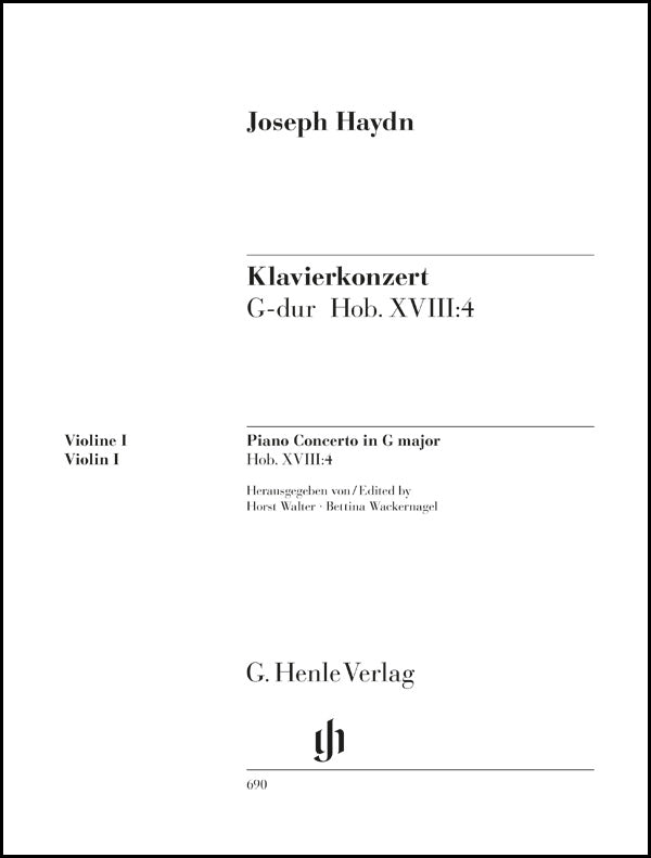 Haydn: Piano Concerto in G Major, Hob. XVIII:4