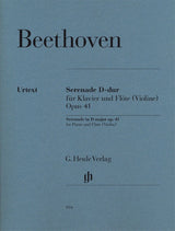 Beethoven: Serenade in D Major, Op. 41 (version for piano and flute or violin)