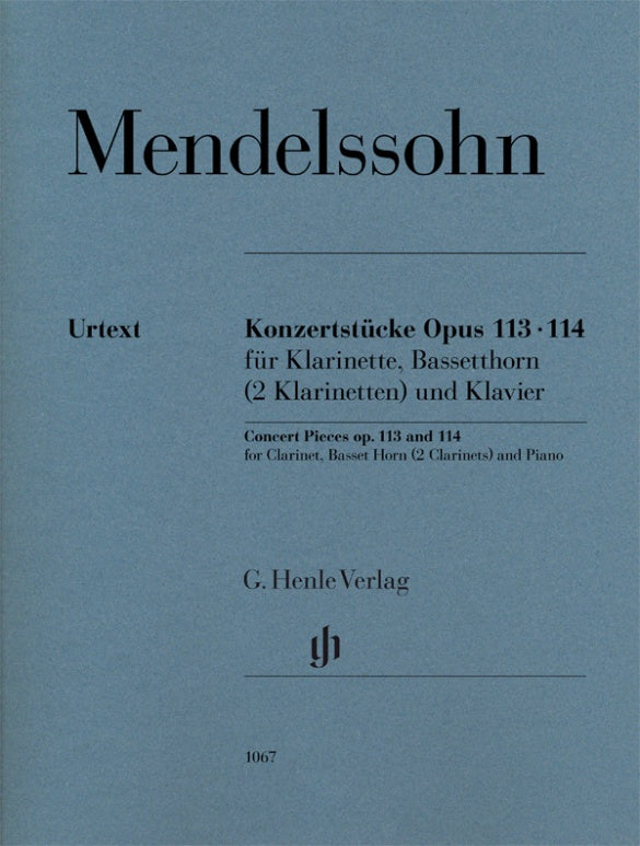 Mendelssohn: Concert Pieces, Opp. 113 and 114 (Version with Piano)