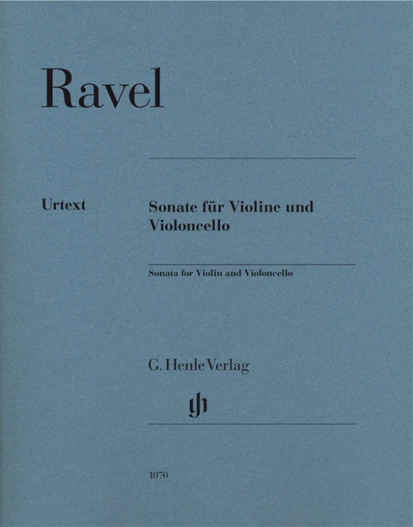 Ravel: Sonata for Violin and Cello