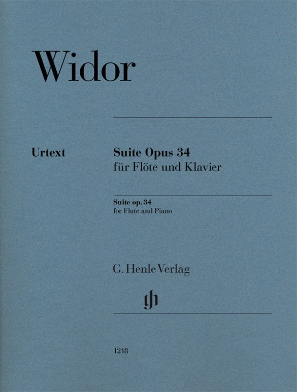 Widor: Suite for Flute and Piano, Op. 34