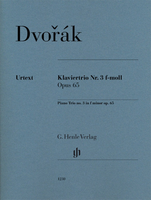 Dvořák: Piano Trio in F Minor, Op. 65