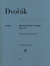 Dvořák: Piano Trio in F Minor, Op. 65