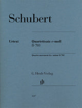 Schubert: String Quartet in C Minor, D 703