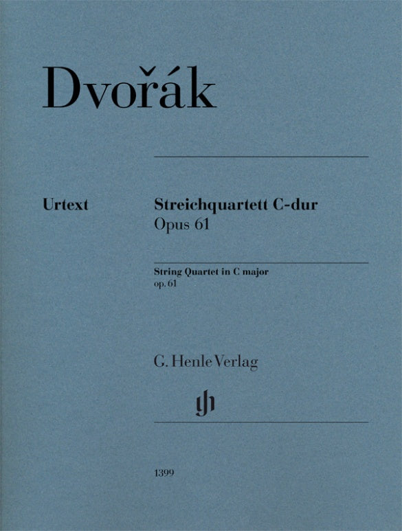 Dvořák: String Quartet No. 11 in C Major, Op. 61