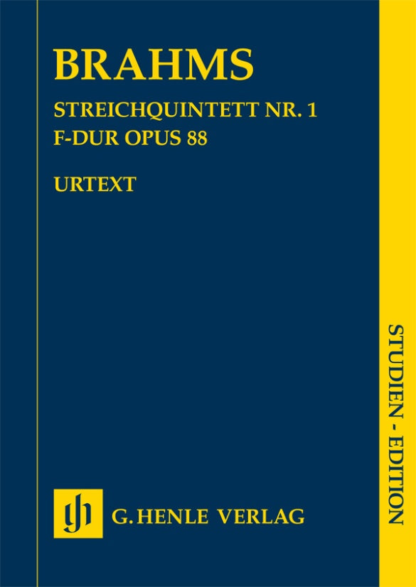 Brahms: String Quintet No. 1 in F Major, Op. 88