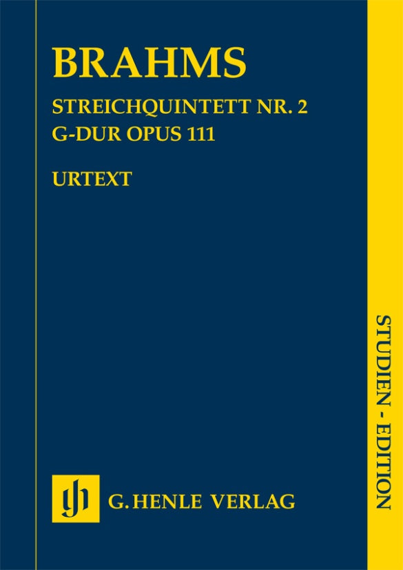 Brahms: String Quintet No. 2 in G Major, Op. 111