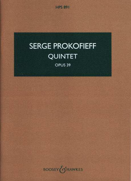 Prokofiev: Quintet in G Minor, Op. 39