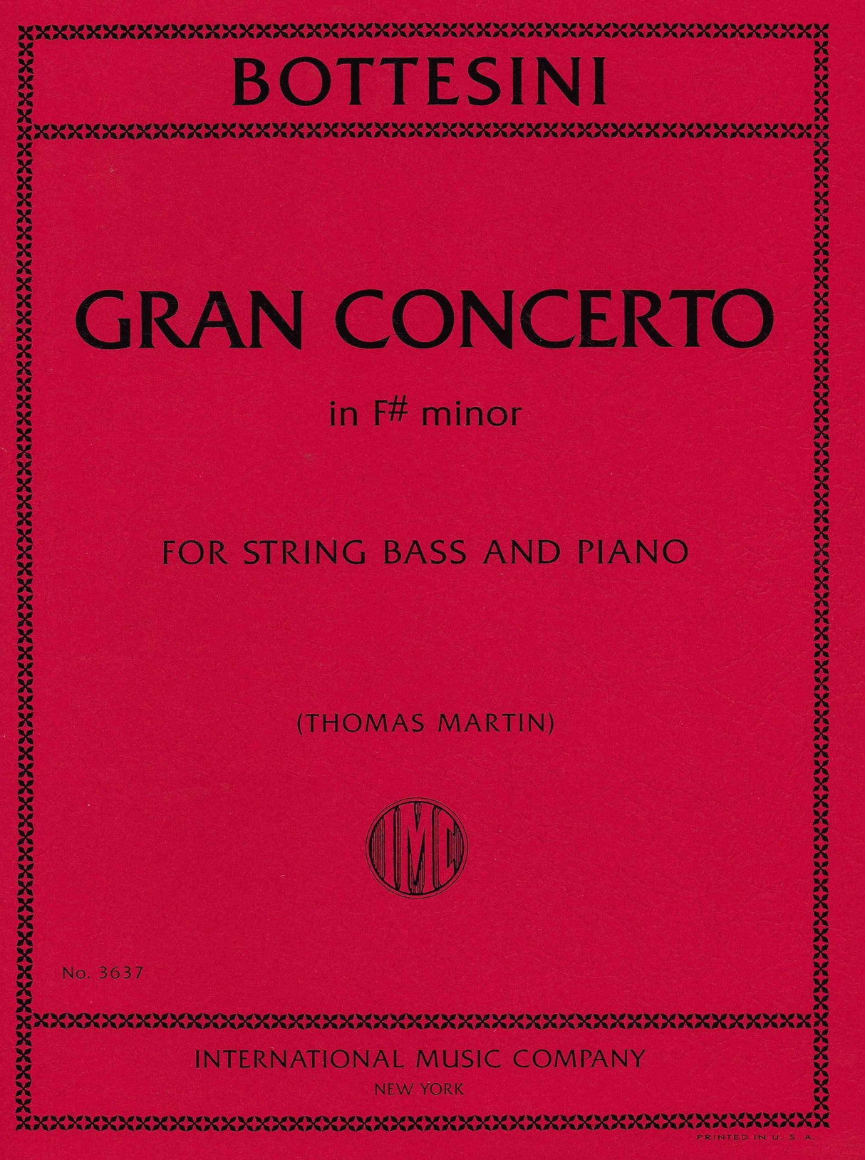 Bottesini: Gran Concerto in F-sharp Minor