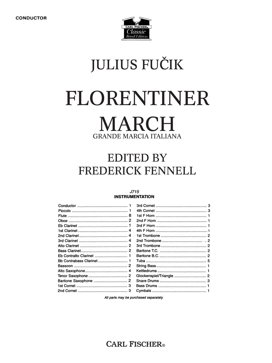 Fučík: Florentiner March, Op. 214