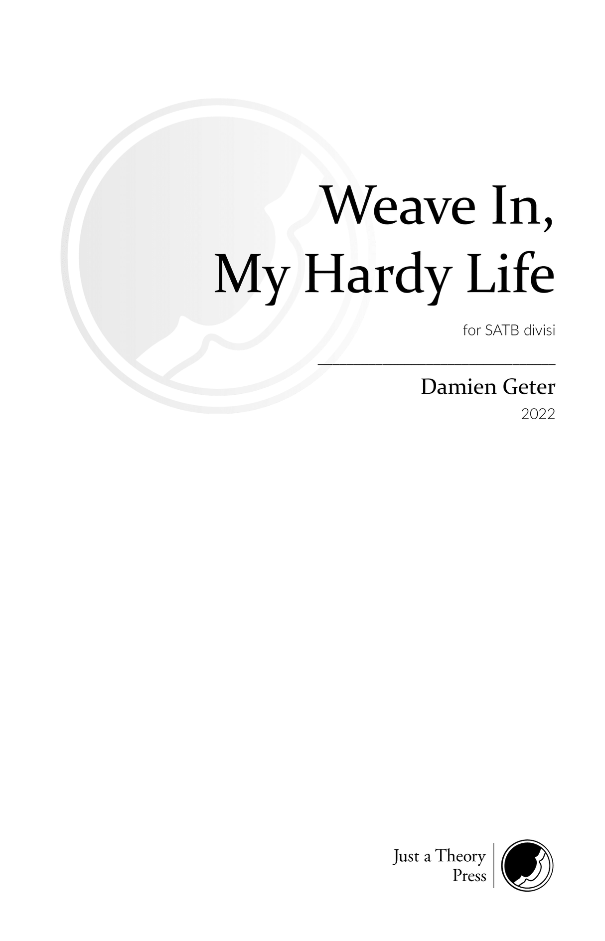 Geter: Weave In, My Hardy Life