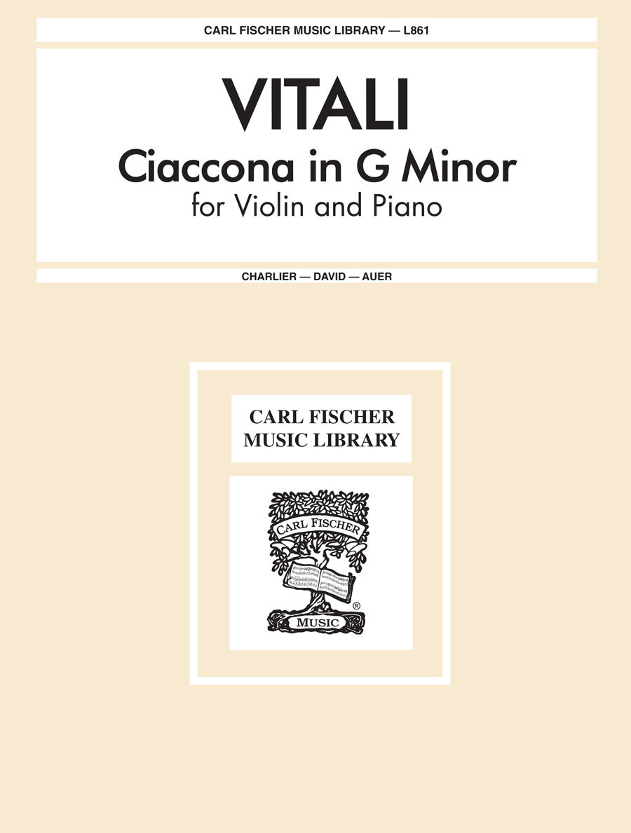 Vitali: Chaconne in G Minor