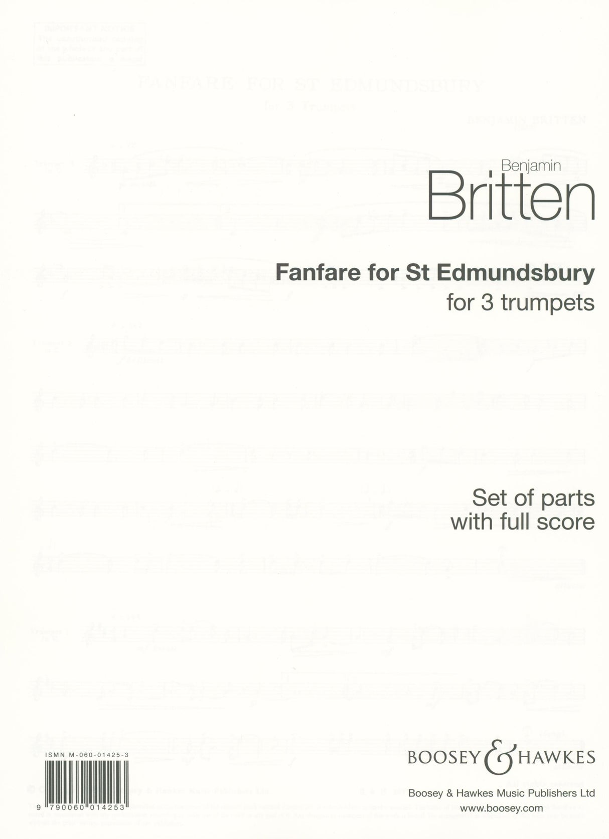 Britten: Fanfare for St. Edmundsbury