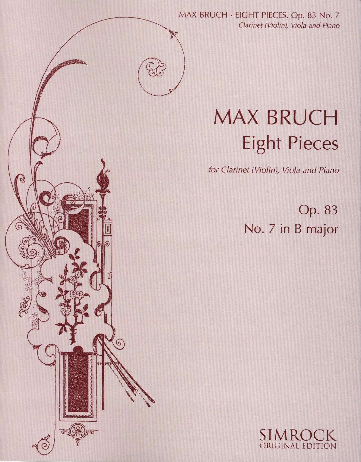 Bruch: Eight Pieces, Op. 83, No. 7