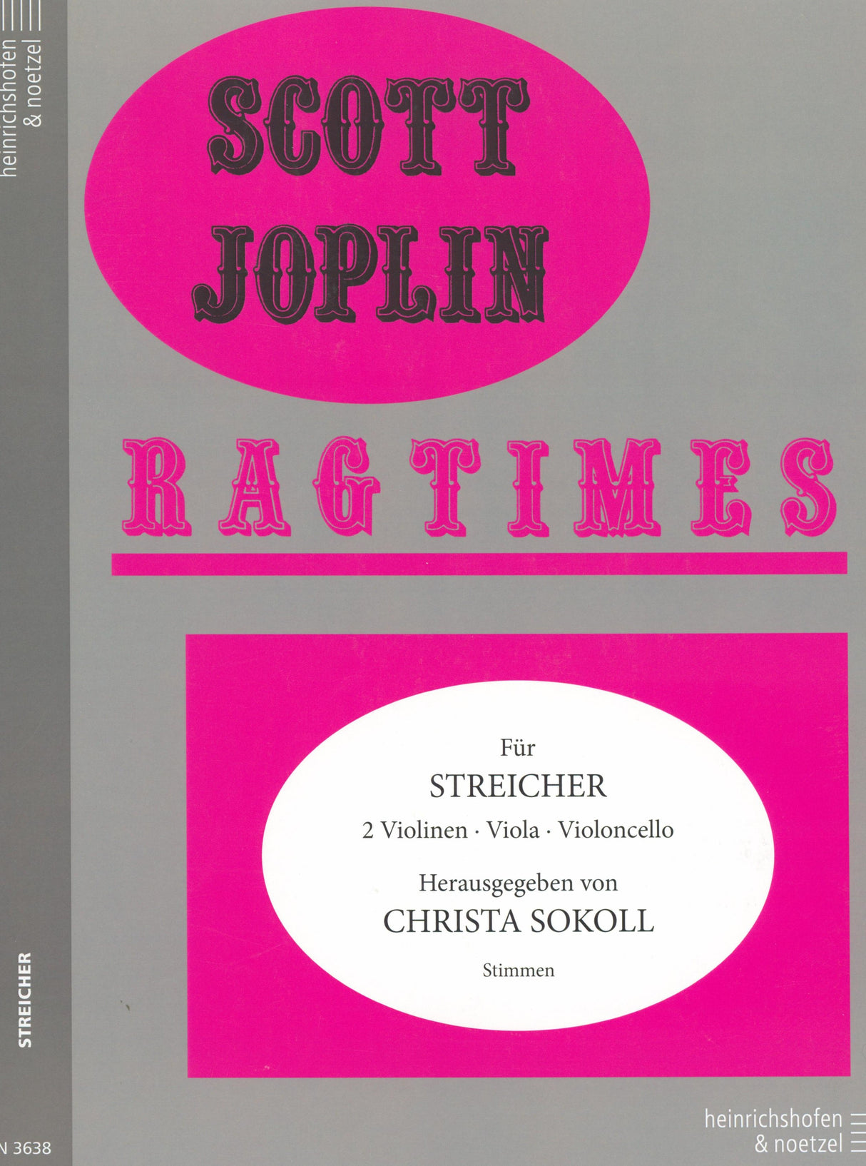 Joplin: 4 Ragtimes for String Quartet