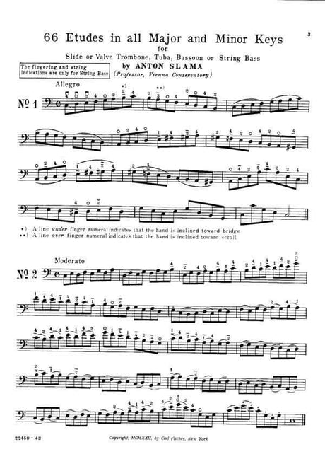 Slama: 66 Etudes in All Keys