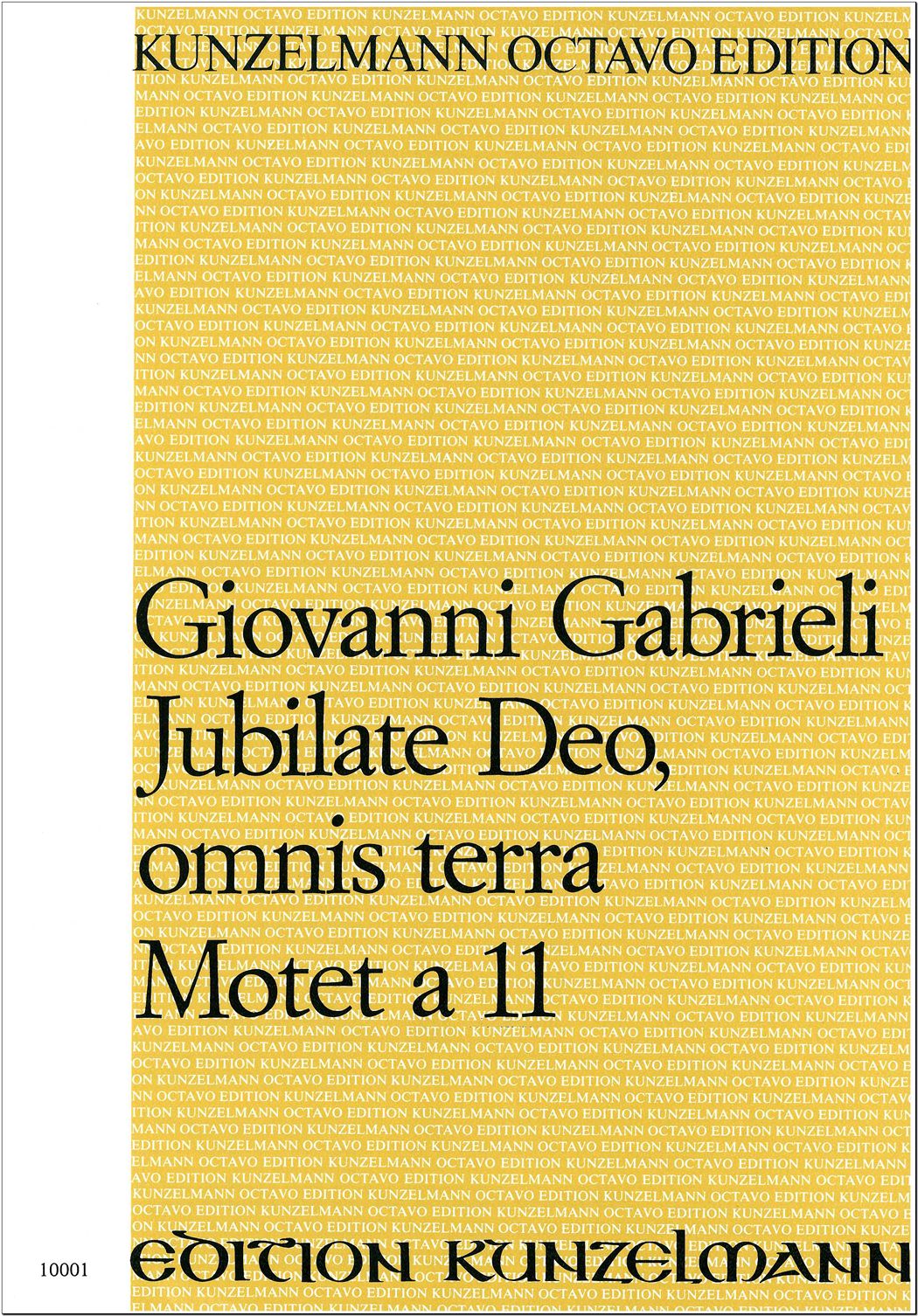 Gabrieli: Jubilate Deo, omnis terra