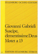 Gabrieli: Suscipe, clementissime Deus