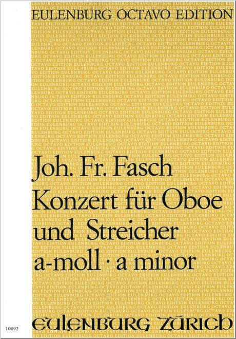 Fasch: Oboe Concerto