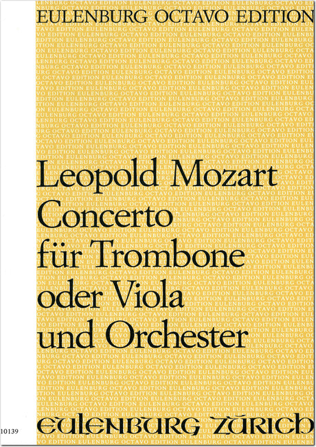 L. Mozart: Trombone (or Viola) Concerto