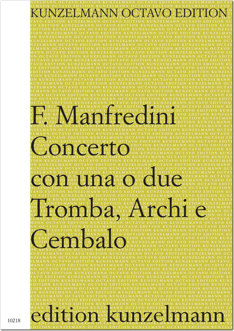 Manfredini: Concerto for 1 or 2 Trumpets