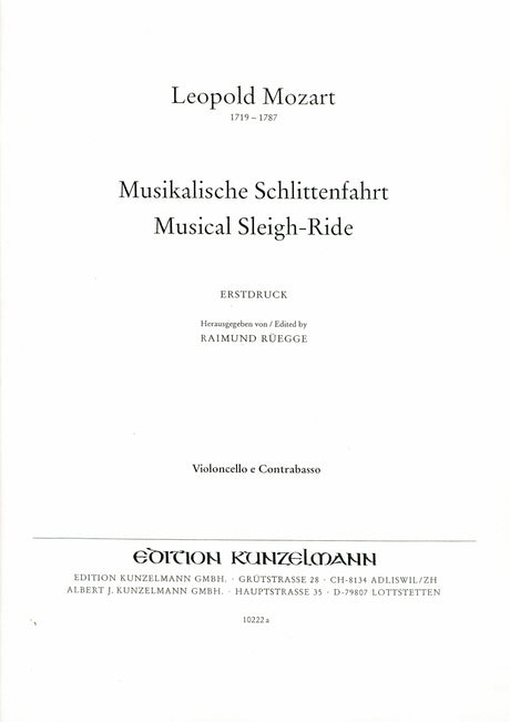 L. Mozart: Musikalische Schlittenfahrt