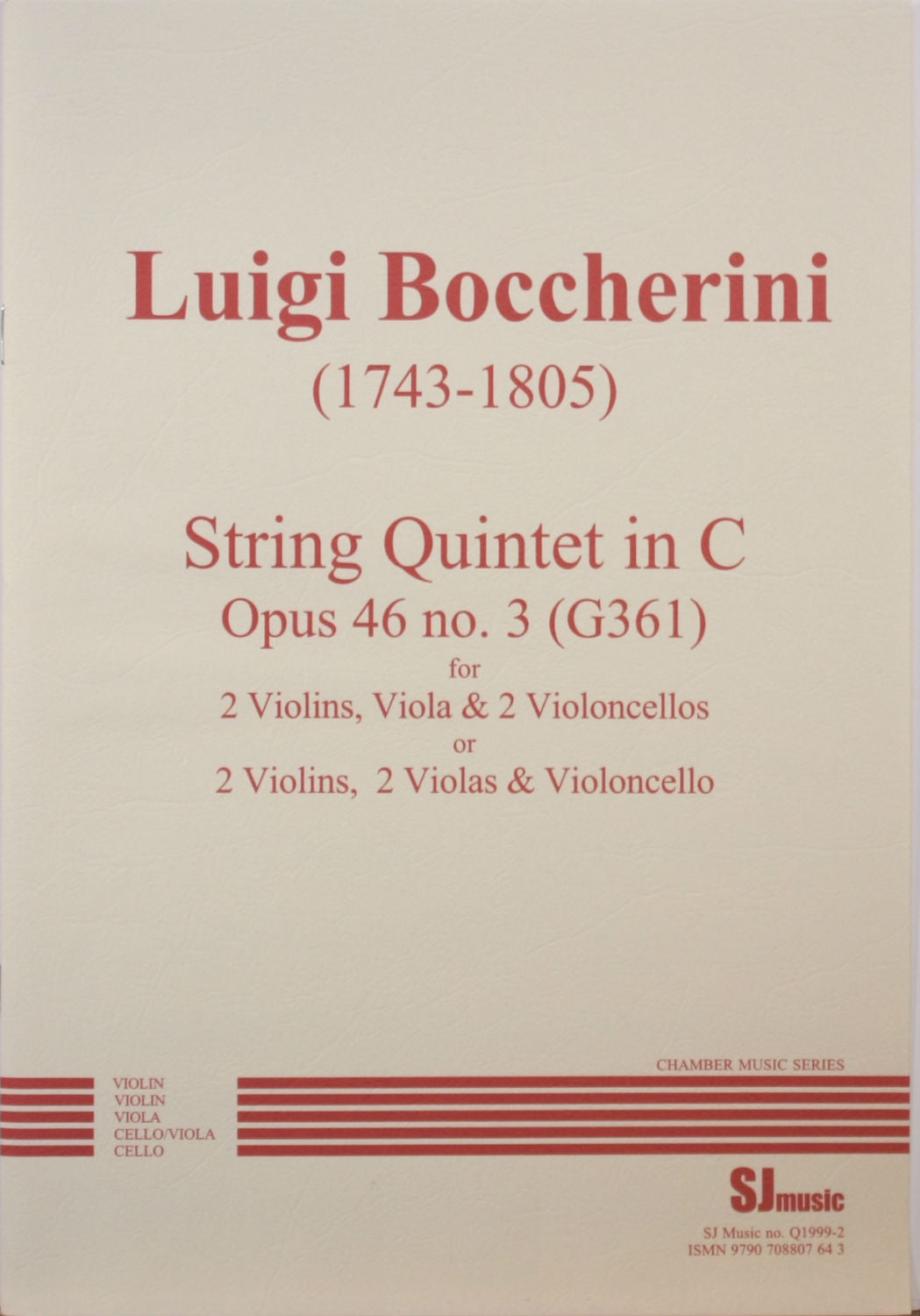 Boccherini: String Quintet in C Major, Op. 46, No. 3, G 361