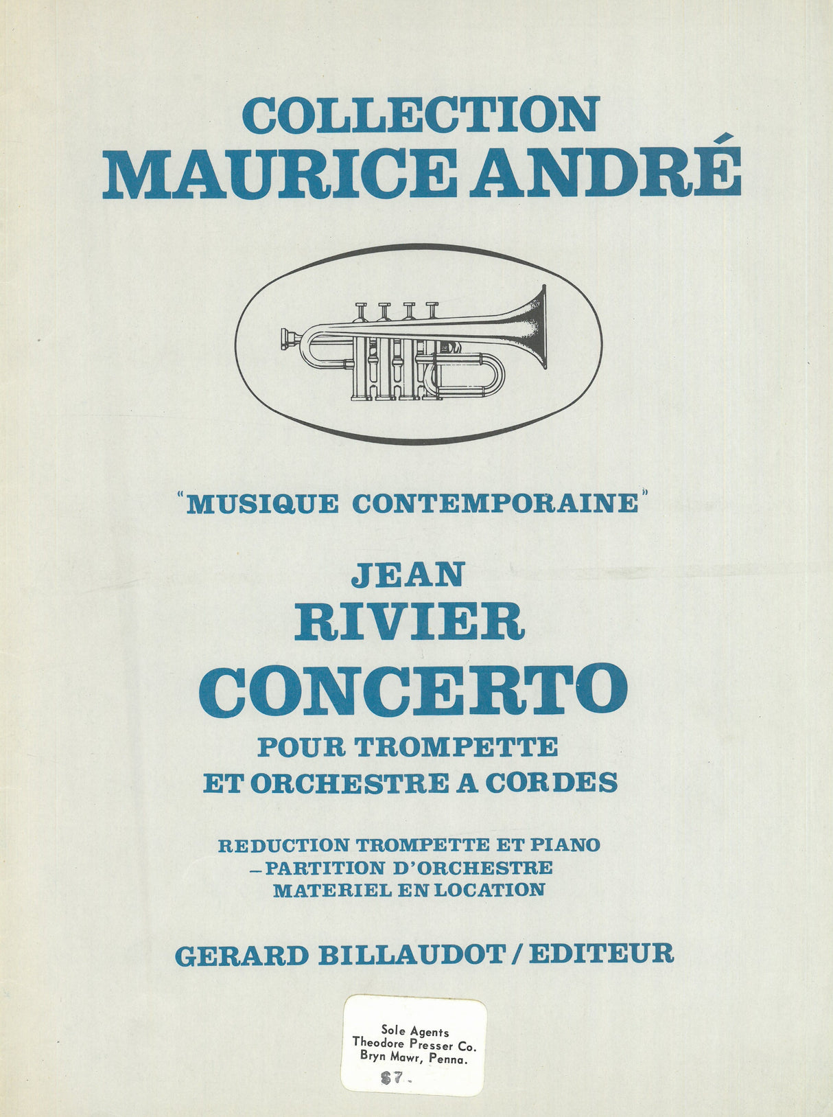 Rivier: Trumpet Concerto