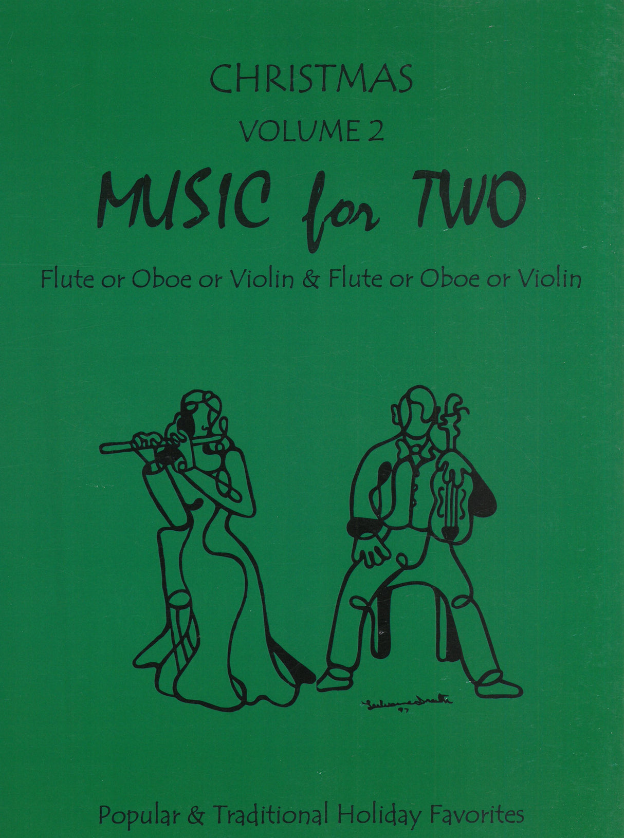 Music for Two - Christmas Volume 2 (for flute or oboe or violin)