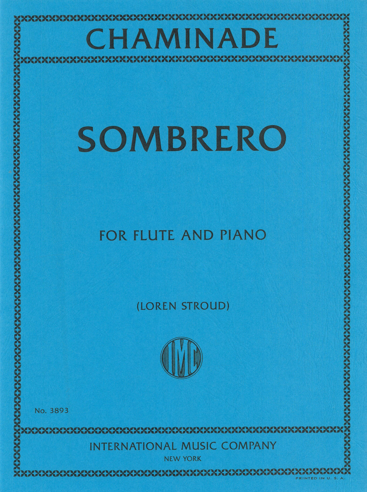 Chaminade: Sombrero, W 301 (arr. for flute & piano)