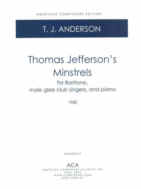 Anderson: Thomas Jefferson's Minstrels