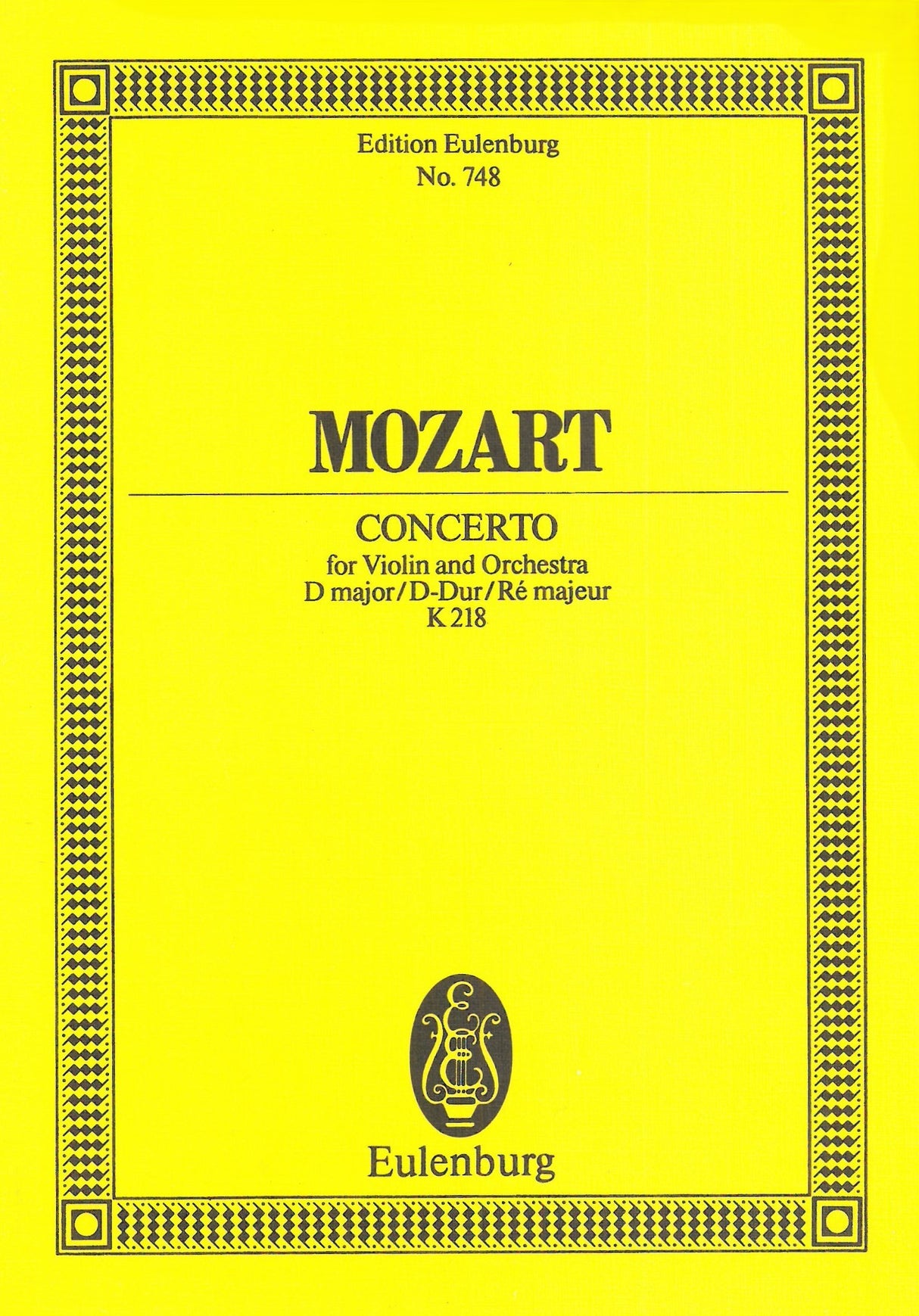 Mozart: Violin Concerto in D Major, K. 218