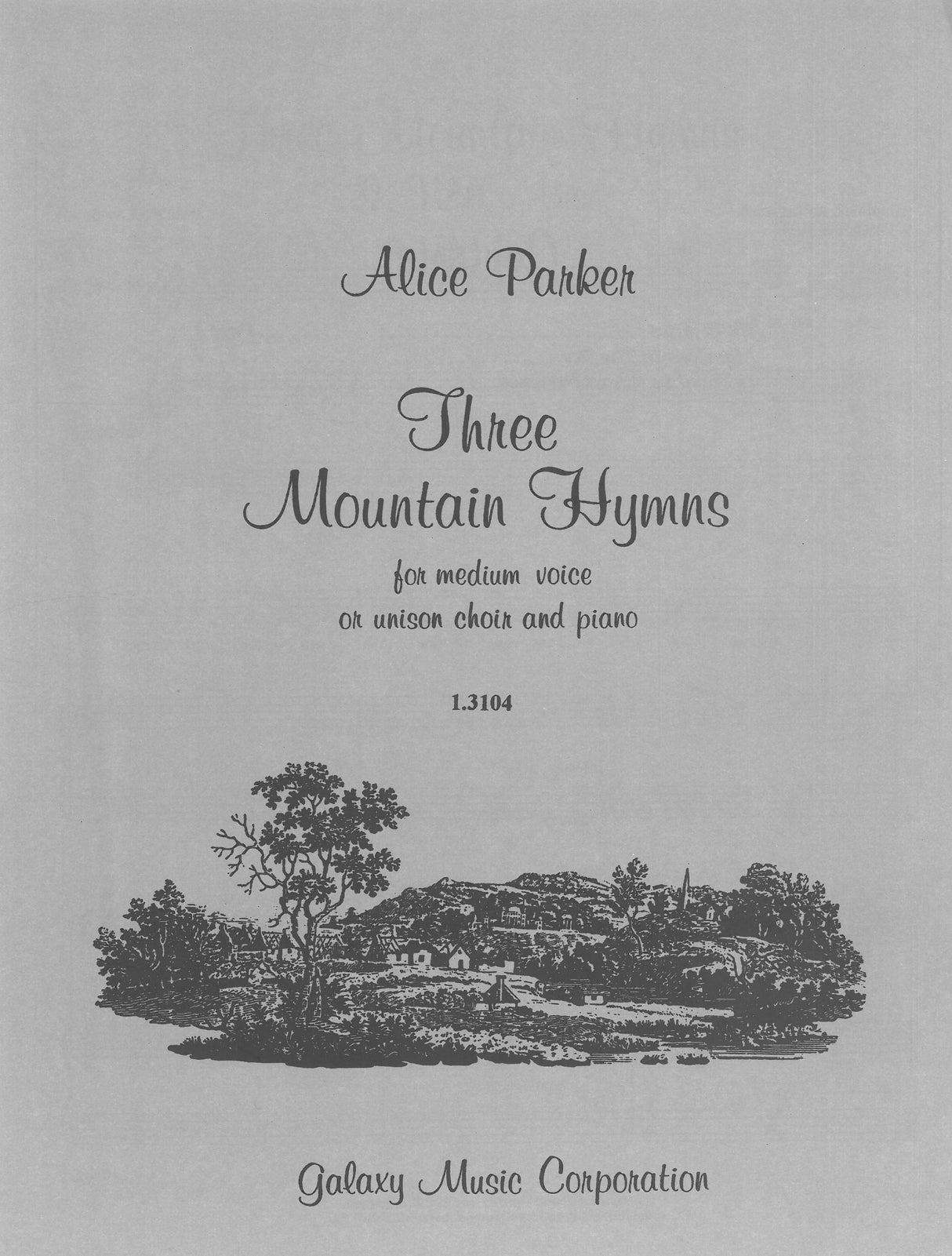 Parker: Three Mountain Hymns