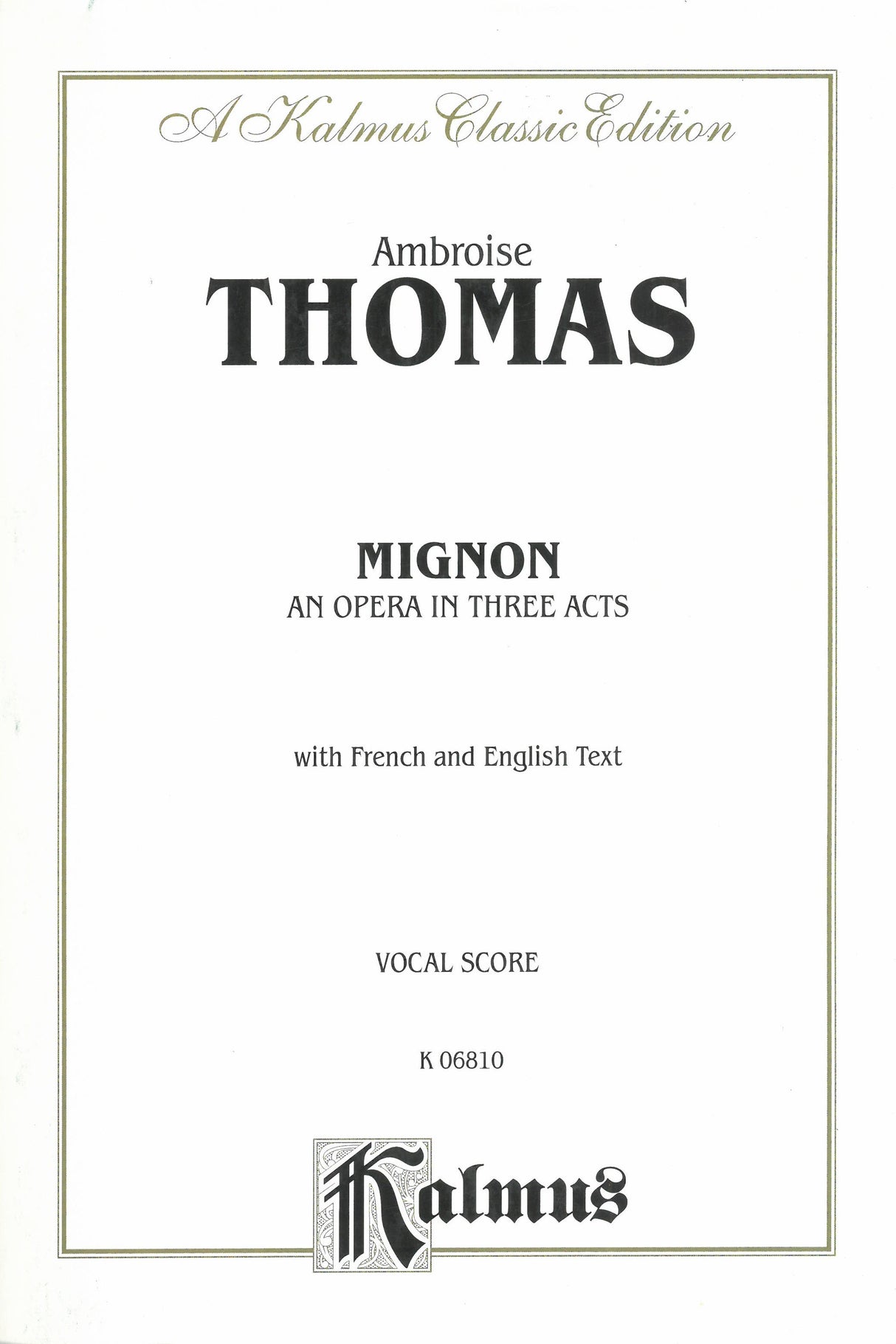 Thomas: Mignon