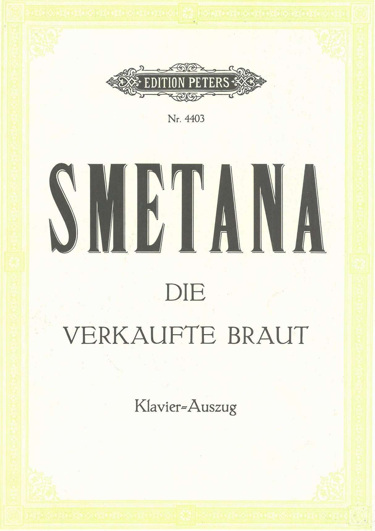 Smetana: The Bartered Bride