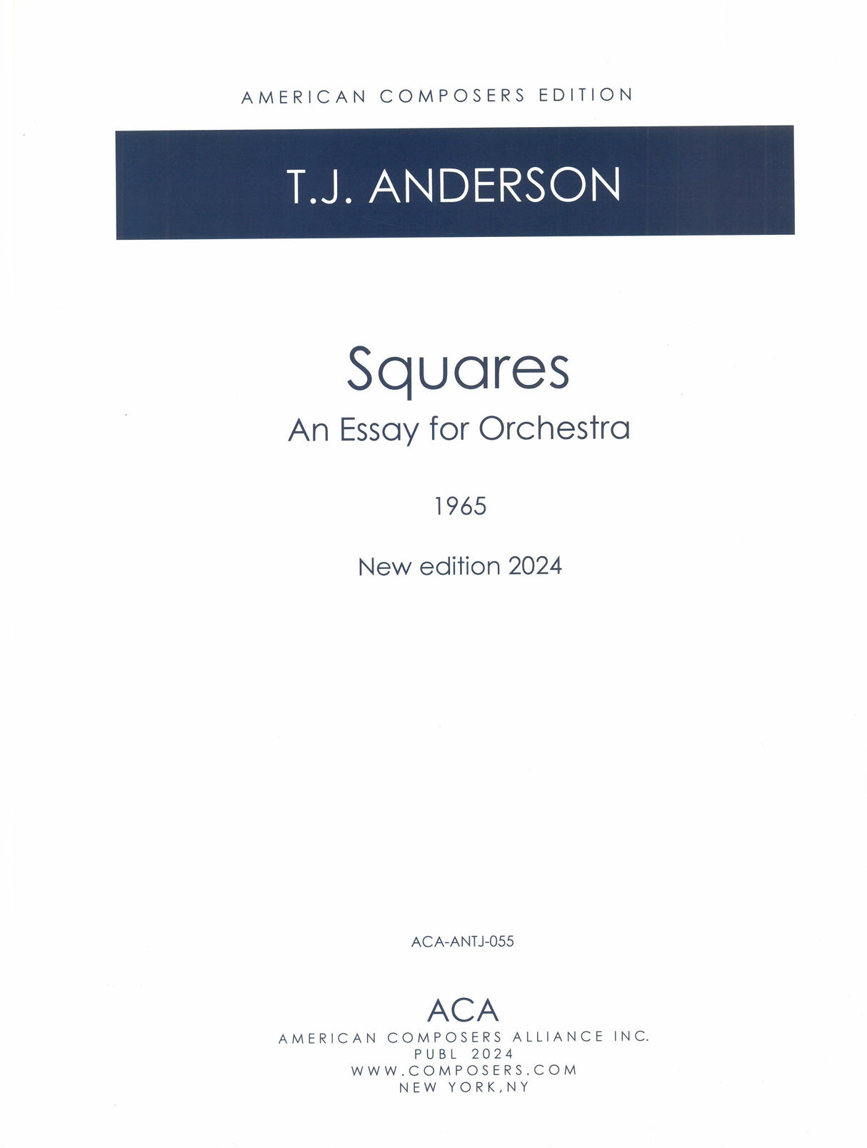 T.J. Anderson: Squares