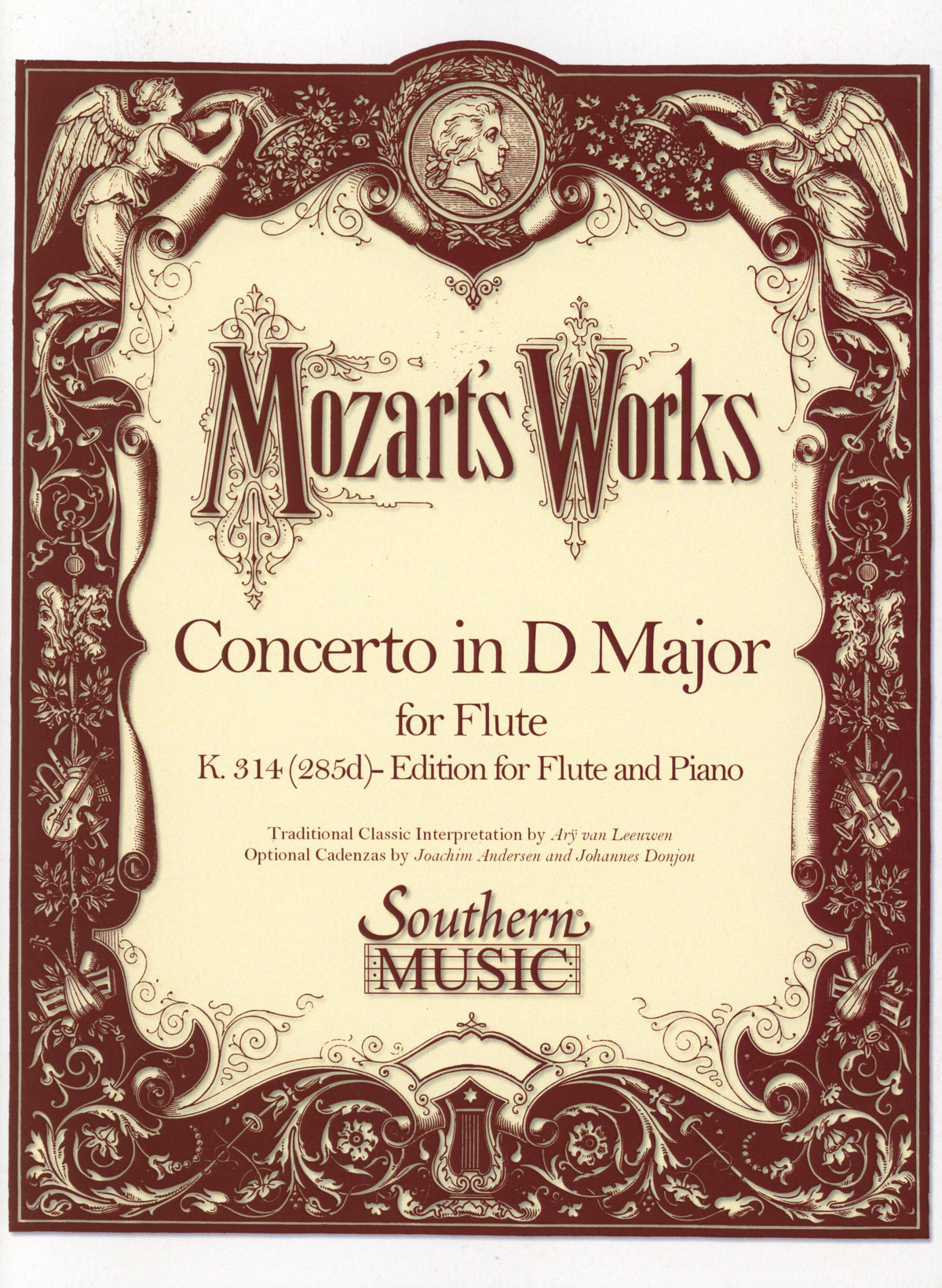 Mozart Flute Concerto No 2 In D Major K 314 Ficks Music