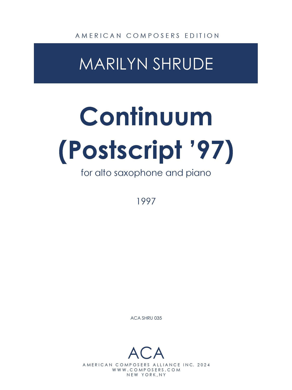 Shrude: Continuum (Postscript '97)