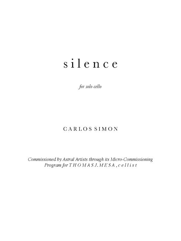 Simon: silence