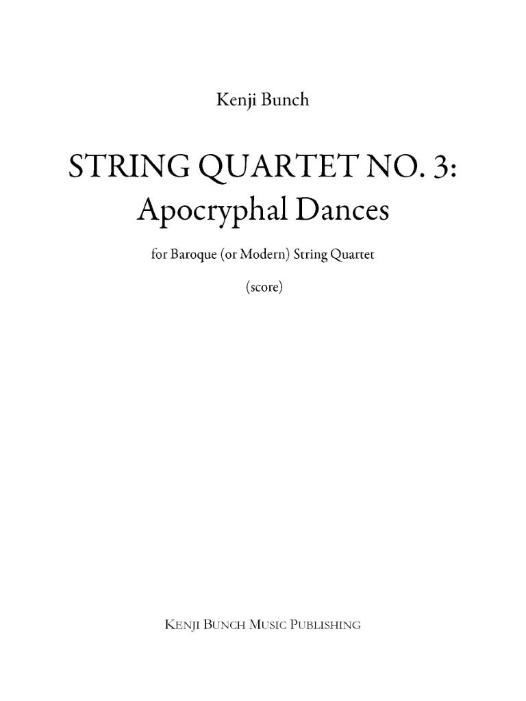 Bunch: String Quartet No. 3