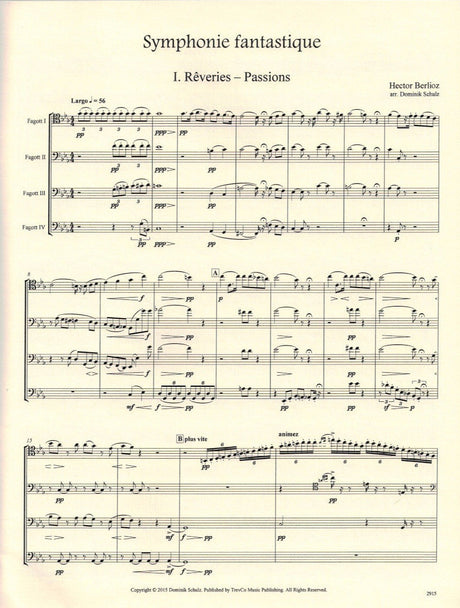 Berlioz: Symphonie fantastique (arr. for 4 bassoons)