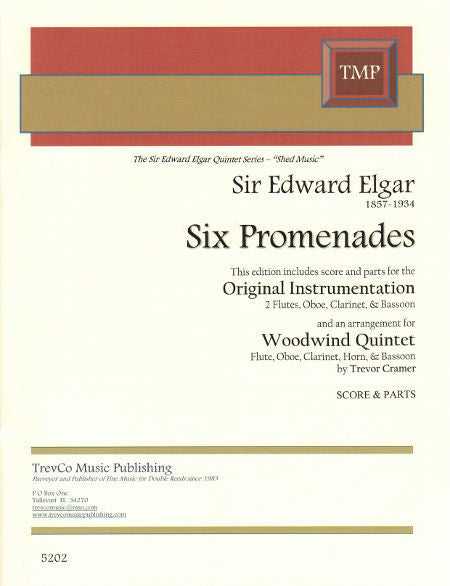 Elgar: 6 Promenades, Op. 6, No. 1 (Original Instruments & arr. for Wind Quintet)