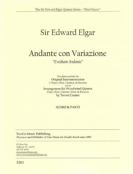 Elgar: Andante con Variazione, Op. 6, No. 5 (Original Instruments & arr. for Wind Quintet)