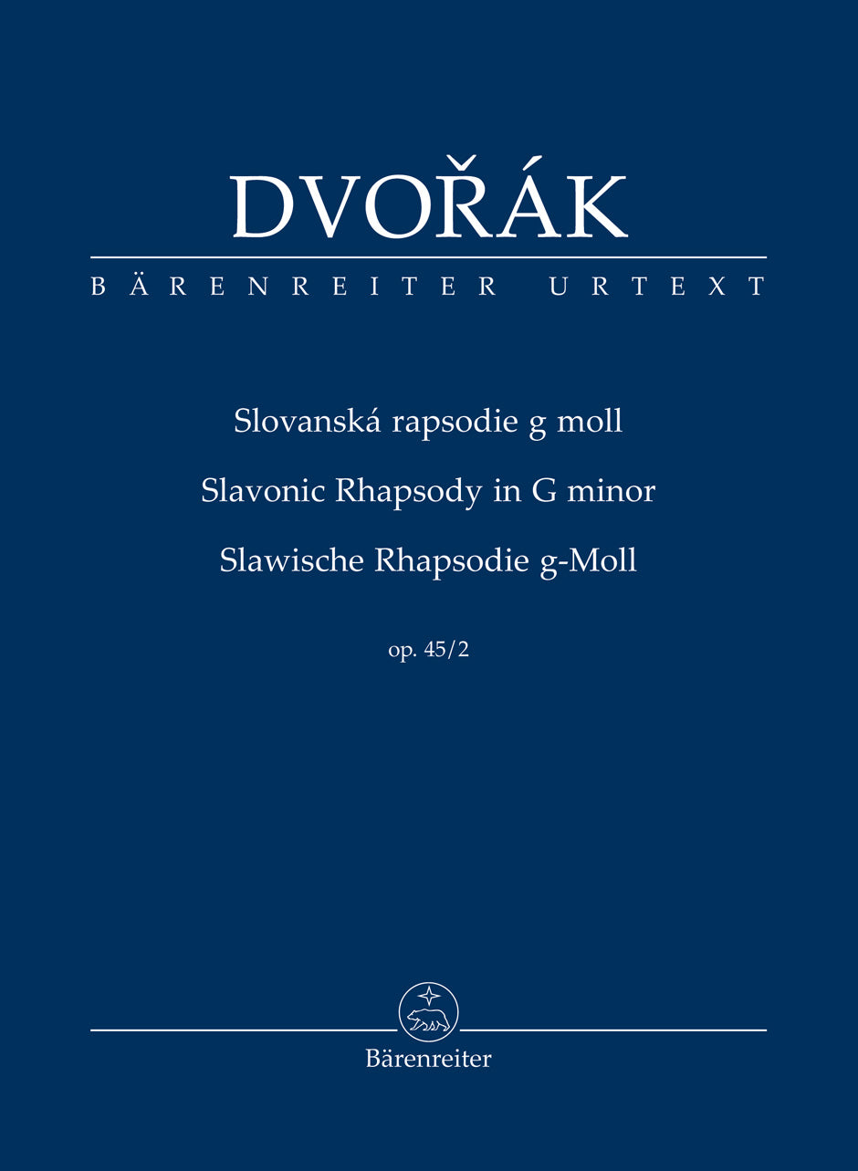 Dvořák: Slavonic Rhapsody in G Minor, B. 86, Op. 45, No. 2